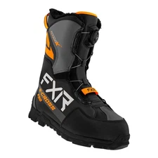 FXR X-Cross Pro BOA Snow Boots Waterproof Insulated Fixed Liner Black/Orange