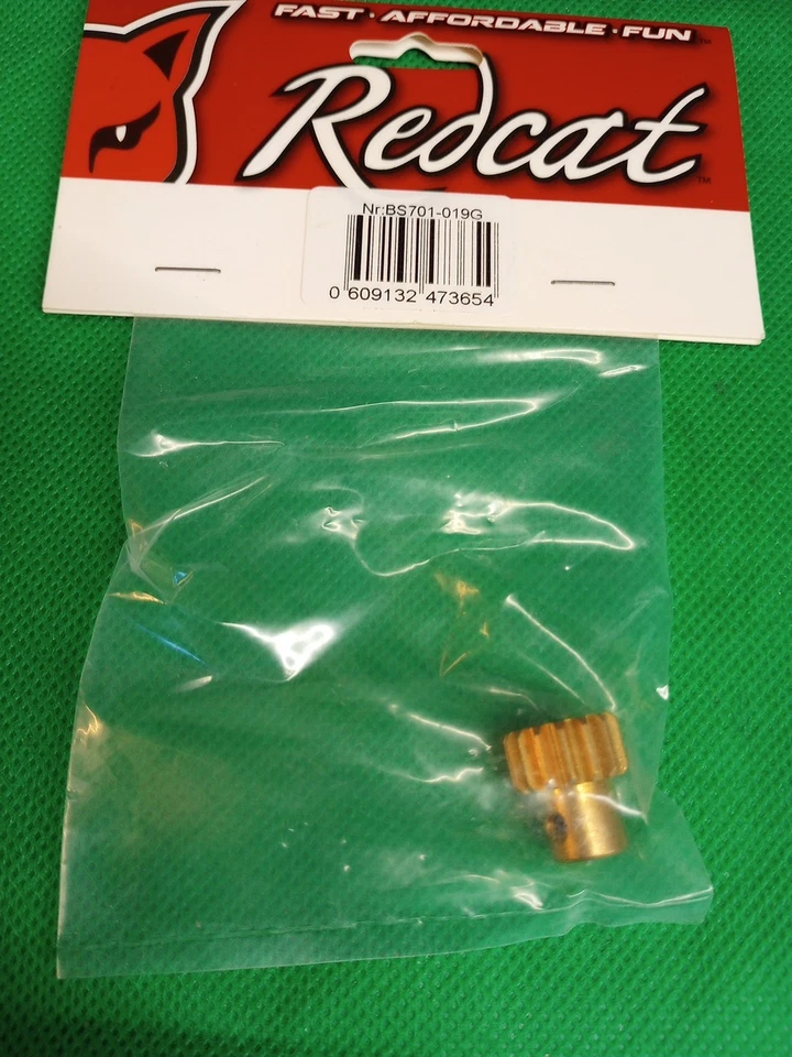 Redcat Racing BS701-019G Motor Pinion Gear 15T tooth M3 screw Caldera 10E SC10E - Image 2 of 2