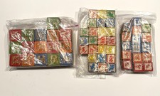 Vintage Walt Disney 3 Sets of Wood Blocks - Total 56 Pieces - 2 pcs Non-Disney 
