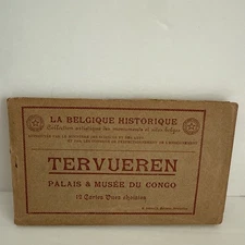 Antique Postcard Book From The Brussels Royal Museum Of Central Africa (Congo)