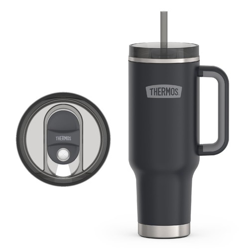 THERMOS Tazza Portabicchieri in Acciaio Inox - 40 once, Granito - Bicchiere Isolato - Foto 9 di 9