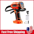 Cordless Car Tire Inflator Portable Air Compressor Car Pump with Pressure Gauge