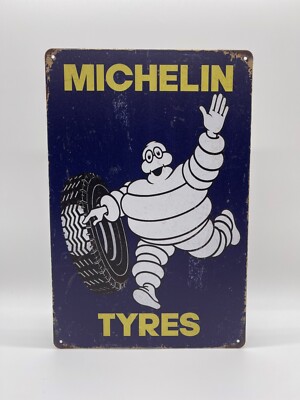 Insegna pubblicitaria in metallo Michelin | Planète Vintage