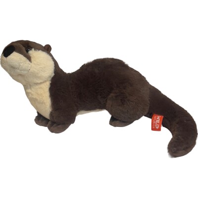 Wild Republic RIVER OTTER 16  Realistic Plush! Super Cute Otter Zoo Toy