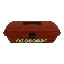 Ideal 44-974 Portable Personal Electricians Lockout Tag Out Safety Kit in case