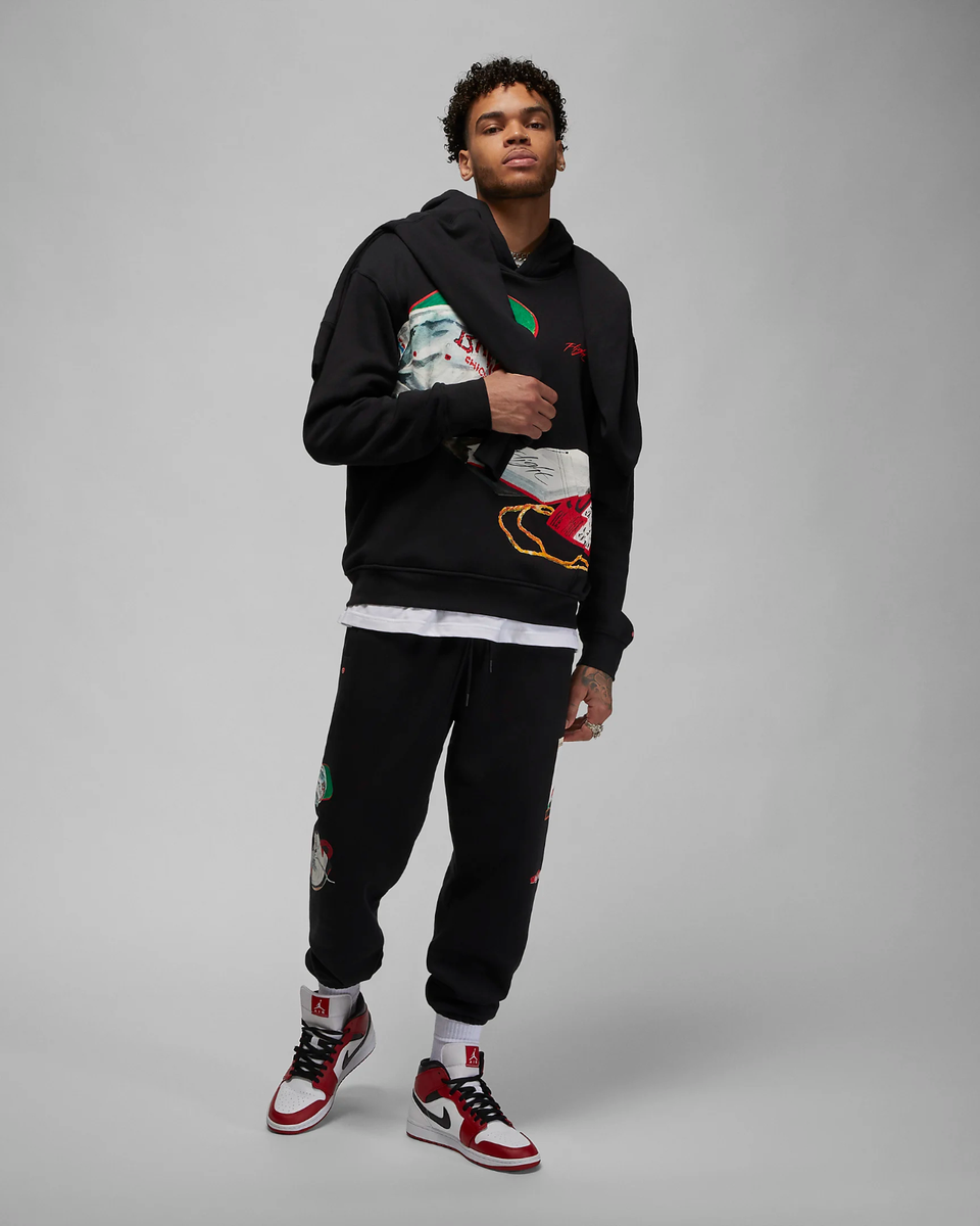 JORDAN ARTIST SERIES BY JACOB ROCHESTER BLACK HOODIE SIZE L | eBay 