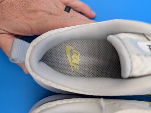 Zapatos para correr Nike Roshe Golf CD6066-101 blancos para mujer talla 7 nuevos sin etiquetas - Imagen 8 de 12