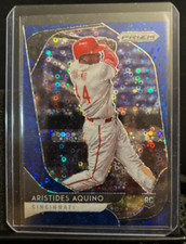 Aristides Aquino 2020 Prizm Blue Donuts Circles RC #33/199 - Reds