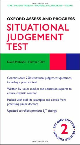 Situational Judgement Test (Oxford Assess and Progress) By David Metcalfe, Harv