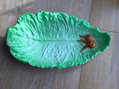 Seltene Carlton Ware Salatschale mit dreidimensionalen Tomaten (um 1920-26)