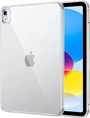 JEJO For iPad 10th Generation 10.9'' 2022 Slim Soft TPU Protective Clear Case Cover