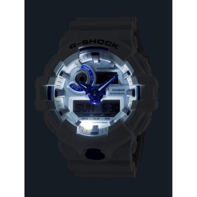 CASIO G-SHOCK GA-700HDS-7AJF Analog Digital Silver White Shock