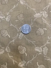 Vintage Acorn Vine Waverly designer  Cotton  Upholstery Curtain fabric