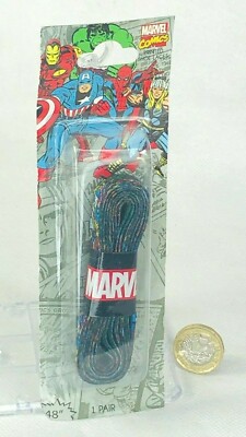 Schnürsenkel Marvel Superhelden 1 Paar Beutekiste Comics selten 48 cm 