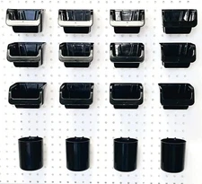 WallPeg Pegboard Bins Storage Bins - Peg Board Bin Assortment PB16