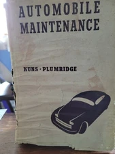 AUTOMOBILE MAINTENANCE - Service Station Operation, Motor Analysis 1949 hcdj