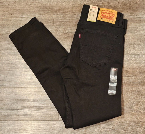*NWT* Levi's 510 Skinny Men's Stretch Black Jeans 31x32