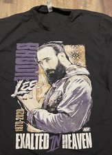 Brodie Lee AEW Wrestling Tribute 1979-2020 Exalted In Heaven Men’s Shirt Medium