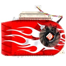 NEW ATI Radeon 2600XT Heatsink Fan 4-Pin w/Pads, Thermal Paste, and Peeling