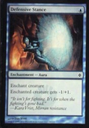 Defensive Stance 34/175 Common New Phyrexia Magic: The Gathering