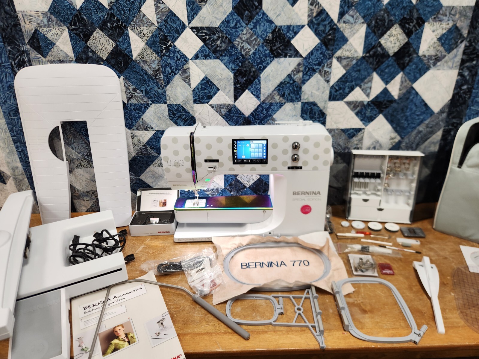 Bernina 770QE SE Tula Pink Sewing, Quilting, and Embroidery Machine, Serviced! eBay