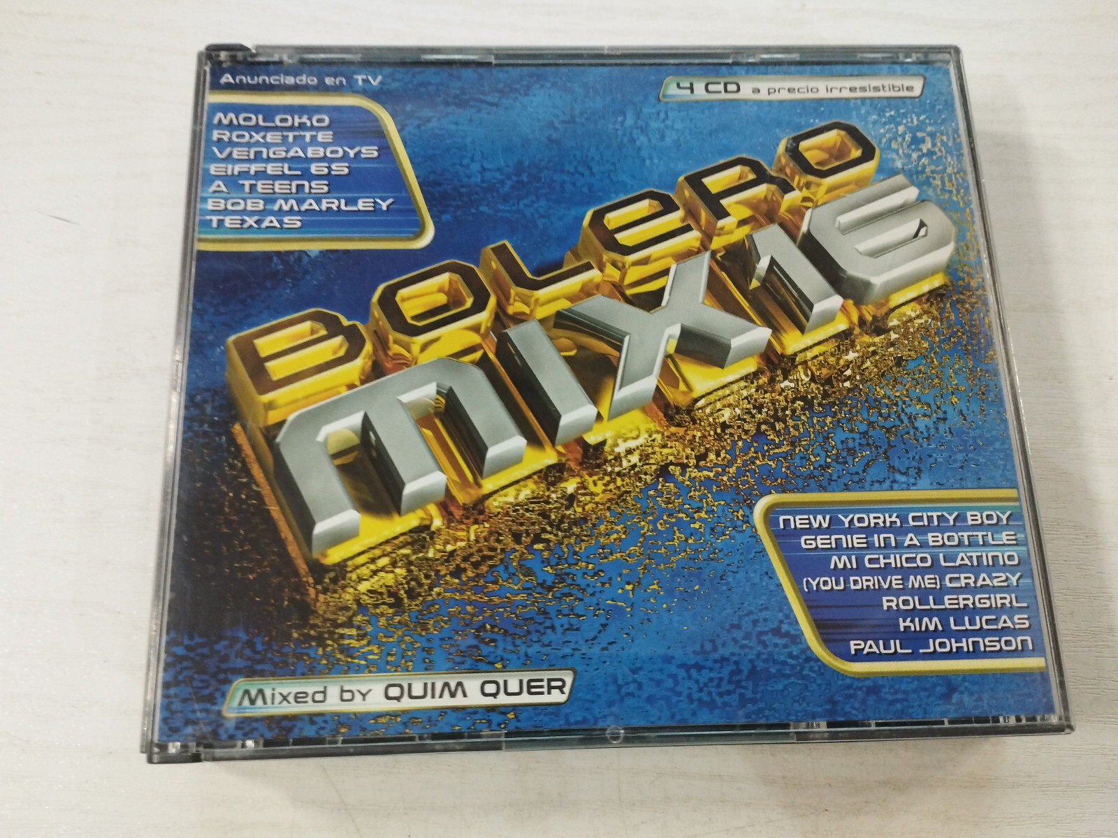 BOLERO MIX 16 Moloko ROXETTE Vengaboys Eiffel 65 Texas Quim Quer 1999 4 X CD Am