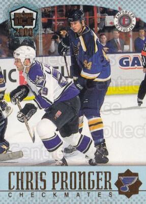 1999-00 Dynagon Ice Checkmates American #19 Chris Pronger, Tony Amonte
