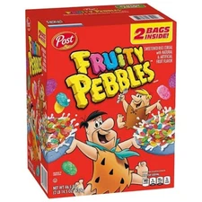 Fruity Pebbles Cereal 38 oz – Sweet & Crunchy Breakfast Cereal