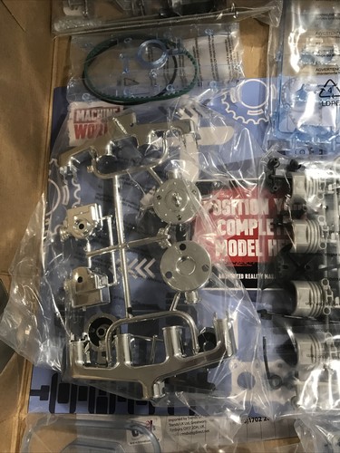 NEW - Haynes Machine Works 4-Cylinder Engine.. Front Artwork Torn Off box. - Picture 10 of 12