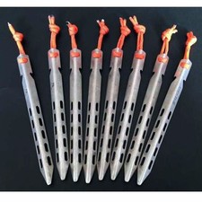 4 X Titanium Tent Peg V Shape Trigone Metal Spike Camping Stake Nail Outdoor