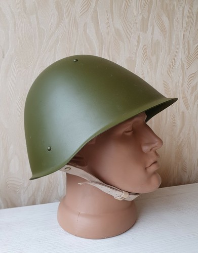 Original USSR Military Soviet Army SSh 68 Type Steel Helmet Russian NOS - Afbeelding 8 van 12