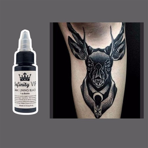 Professional Tattoo Ink Monochrome 7 Colors 1 oz Pure Plant Tattoo Pigment 30ML - Picture 5 of 20