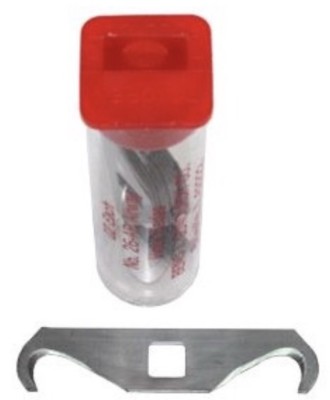 Gundlach 26-AB Airway Vinyl Flooring Knife Hook Blades, 12 Per Tube