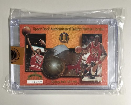 1993 UPPER DECK AUTHENTIC MICHAEL JORDAN SALUTE LIMITED EDITION 8876/10,000