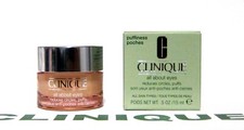 CLINIQUE All About Eyes FULL SIZE Jar .5oz/15mL BNIB 35 