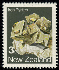 New Zealand - 1982 - Minerals - Iron Pyrites - 3¢ - #2431