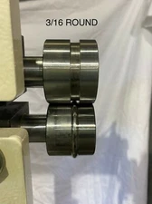 3/16" Wide round bead roller die 22mm for Woodward Fab Eastwood Harbor Freight 