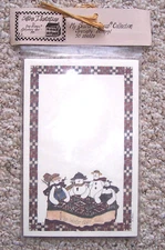 Saltbox Illustrations 50 Sheet Note Pad The Winter Quilt Guild My Sisters Closet