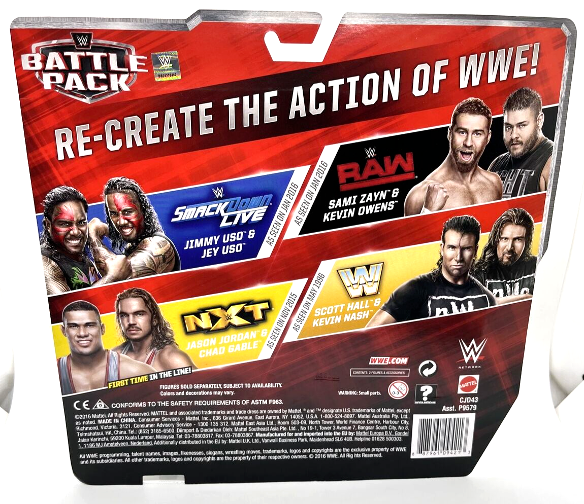 WWE The Outsiders Battle Pack Series 44 Kevin Nash Scott Hall NWO