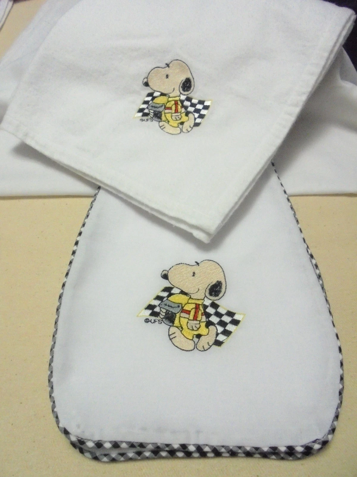 BURP PADS & BLANKET SETS-Monogrammed Snoopy,Frogs & Snails,Rock Star,Lil' Sailor
