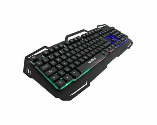 Teclado Gaming Mecanico Retroiluminado Led LED Base Metal cable USB con letra Ñ - Imagen 6 de 7