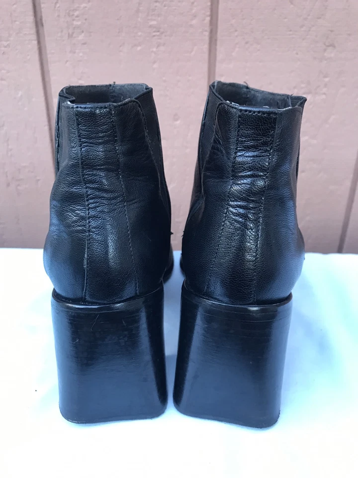 Женские черные кожаные сапоги FILIPPO RAPHAEL США 8,5 евро 40 - Изображение 4 из 4