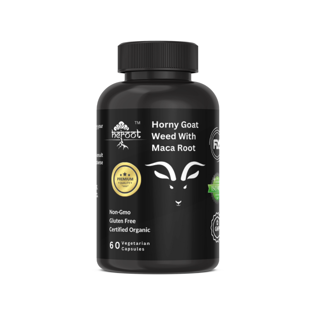 Horny Goat Weed and Maca Blend - Powerful Support for Sexual Health 60 cap