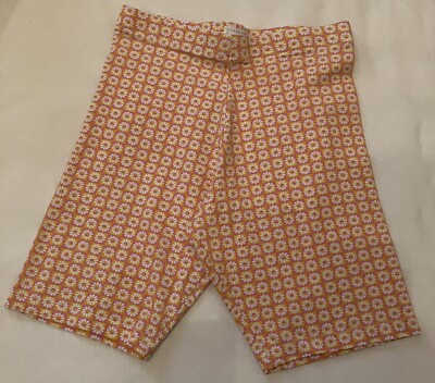 Primark Girls 13-14 Years Cotton Retro Flower Cycling Shorts