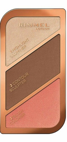 RIMMEL Kate Sculpting Highlight Contour Blush Bronzing Pressed Powder Palette - Picture 15 of 19