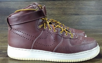 burgundy air force 1 high