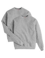 Hanes Sweatshirt 2-Pack Men's EcoSmart Crewneck Fleece Soft Classic Value S-5XL