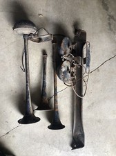 Vintage Air Horns Metal 3 Tubes Delco-remy And Ahooga Horn Parts