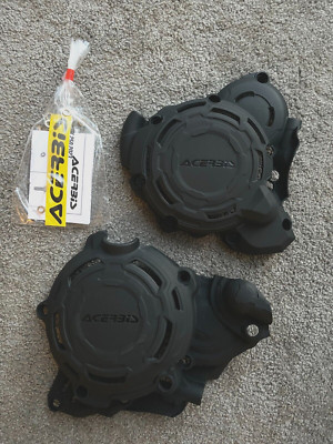 ACERBIS X-POWER CLUTCH & IGNITION COVER  KTM  XC 250  300 TPI  2023-2024  BLK