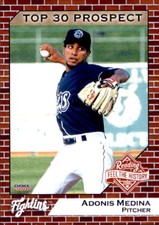 2018 Reading Top 30 Prospects Choice 20 Adonis Medina Dominican Republic DR Card
